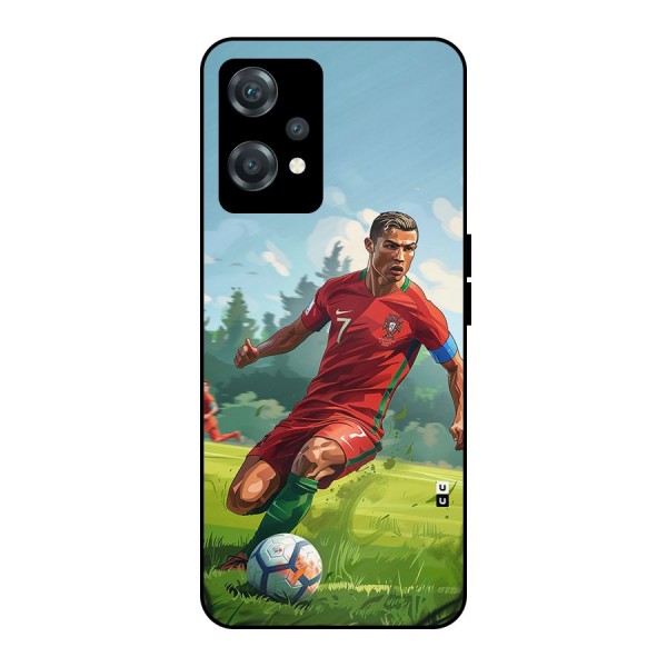 Soccer Star Playing Metal Back Case for OnePlus Nord CE 2 Lite 5G