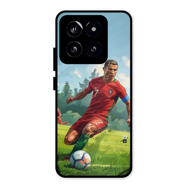 Soccer Star Playing Metal Back Case for Xiaomi 14