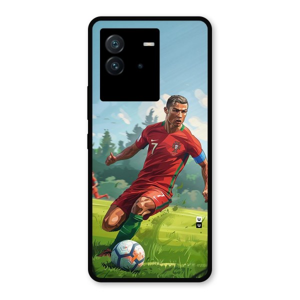 Soccer Star Playing Metal Back Case for iQOO Neo 6 5G
