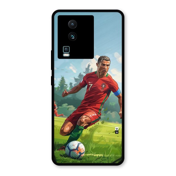 Soccer Star Playing Metal Back Case for iQOO Neo 7 Pro