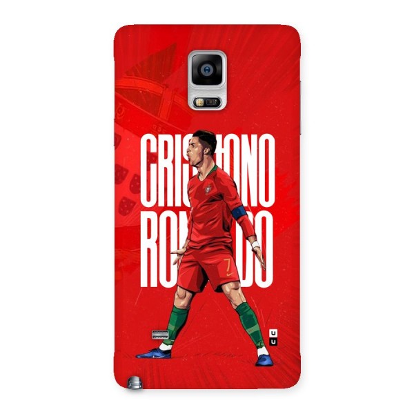 Soccer Star Roar Back Case for Galaxy Note 4