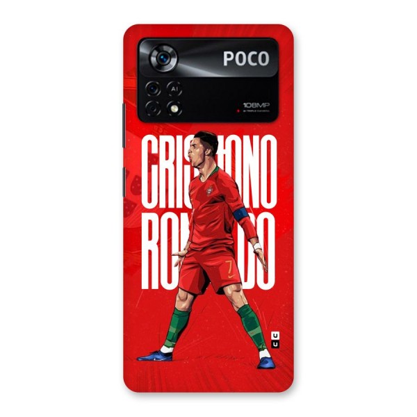 Soccer Star Roar Back Case for Poco X4 Pro 5G