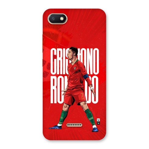 Soccer Star Roar Back Case for Redmi 6A