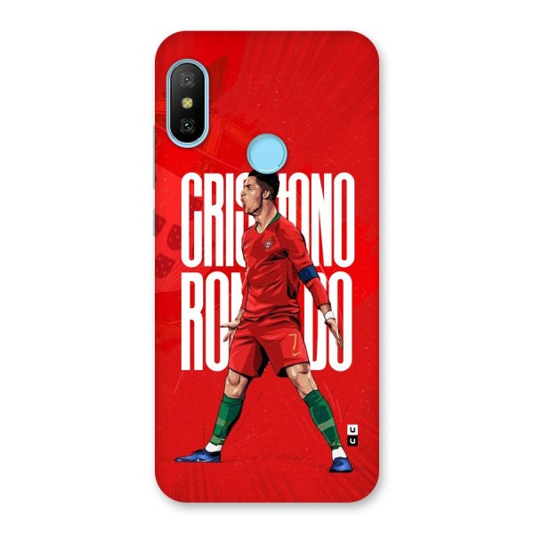 Soccer Star Roar Back Case for Redmi 6 Pro