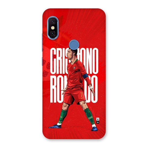 Soccer Star Roar Back Case for Redmi Note 6 Pro