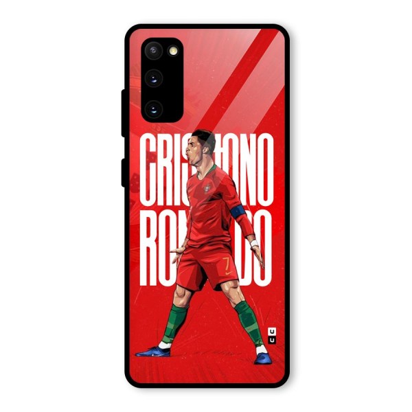 Soccer Star Roar Glass Back Case for Galaxy S20 FE 5G