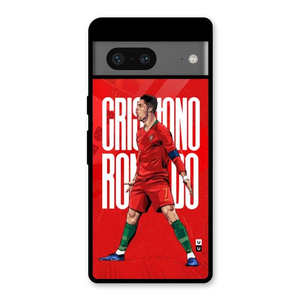 Soccer Star Roar Glass Back Case for Google Pixel 7