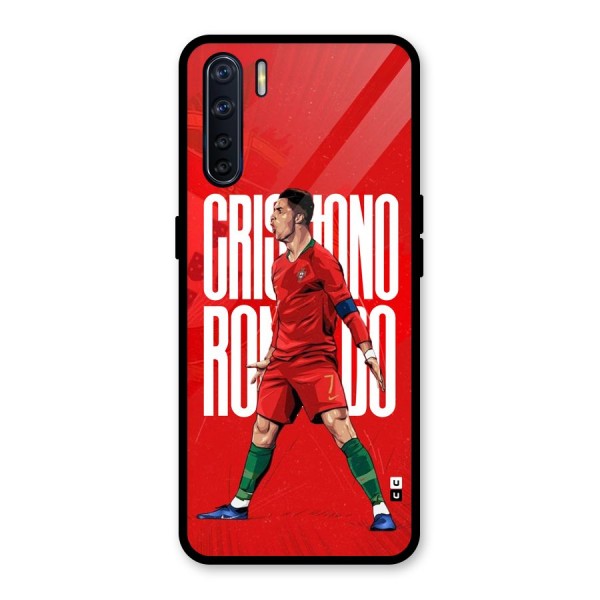 Soccer Star Roar Glass Back Case for Oppo F15