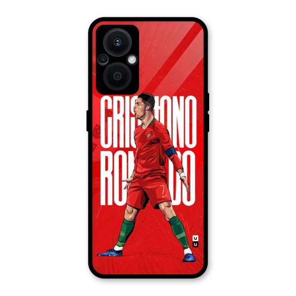 Soccer Star Roar Glass Back Case for Oppo F21s Pro 5G