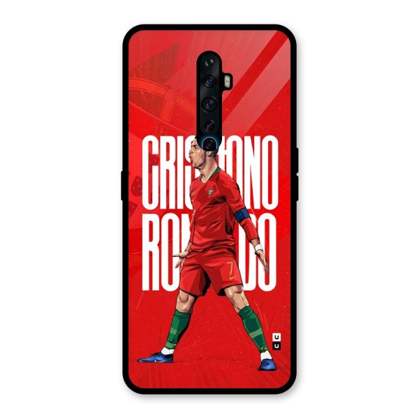 Soccer Star Roar Glass Back Case for Oppo Reno2 F