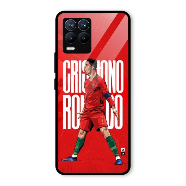 Soccer Star Roar Glass Back Case for Realme 8 Pro