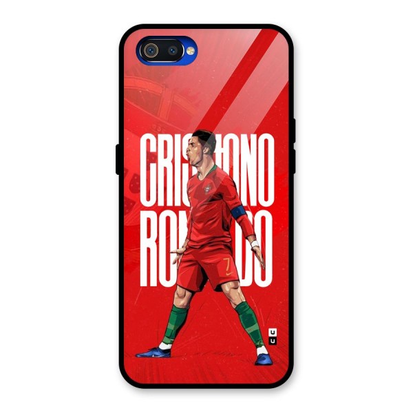 Soccer Star Roar Glass Back Case for Realme C2