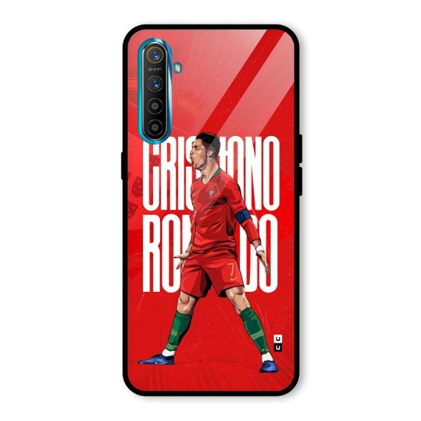 Soccer Star Roar Glass Back Case for Realme X2