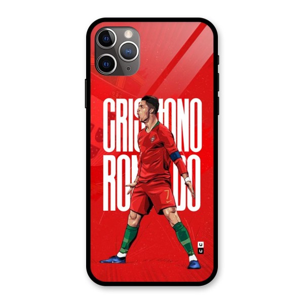 Soccer Star Roar Glass Back Case for iPhone 11 Pro Max