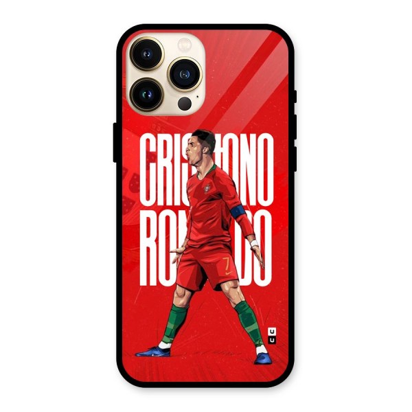 Soccer Star Roar Glass Back Case for iPhone 13 Pro Max