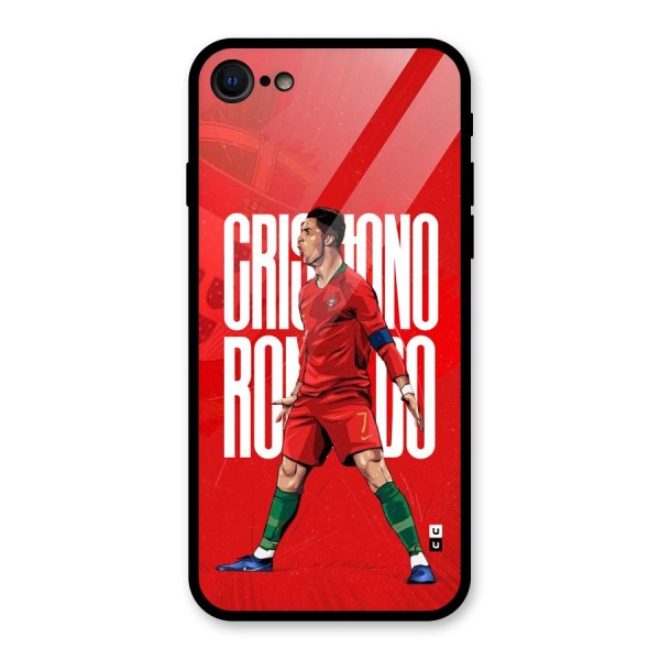 Soccer Star Roar Glass Back Case for iPhone SE 2020