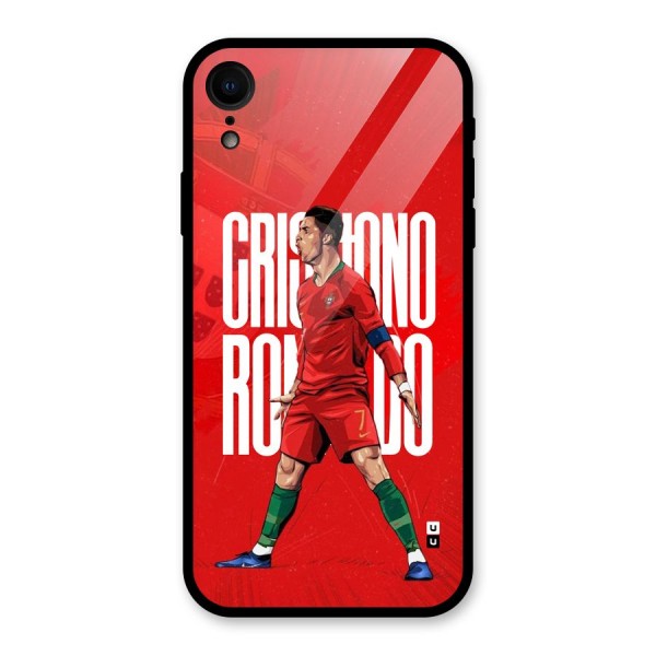 Soccer Star Roar Glass Back Case for iPhone XR