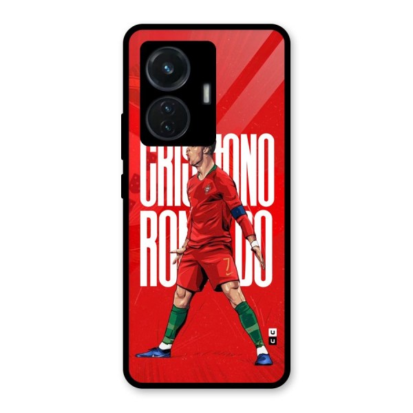 Soccer Star Roar Glass Back Case for iQOO Z6 44W