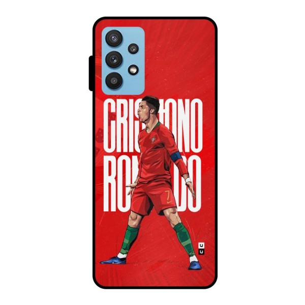 Soccer Star Roar Metal Back Case for Galaxy M32 5G