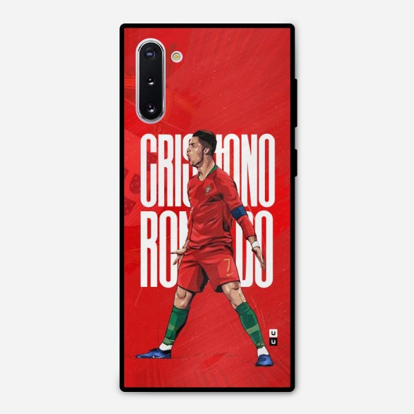 Soccer Star Roar Metal Back Case for Galaxy Note 10