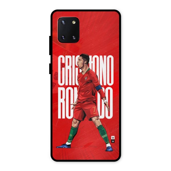 Soccer Star Roar Metal Back Case for Galaxy Note 10 Lite
