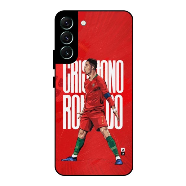 Soccer Star Roar Metal Back Case for Galaxy S22 Plus 5G