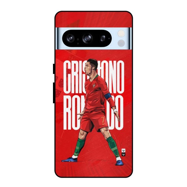 Soccer Star Roar Metal Back Case for Google Pixel 8 Pro
