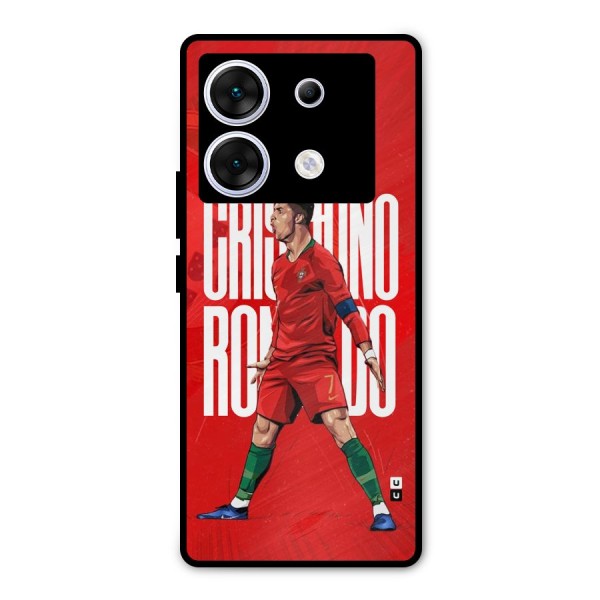Soccer Star Roar Metal Back Case for Infinix Zero 30 5G