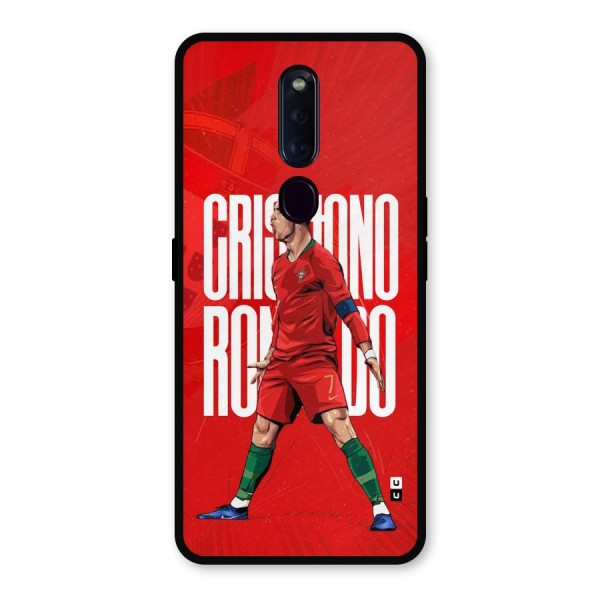 Soccer Star Roar Metal Back Case for Oppo F11 Pro