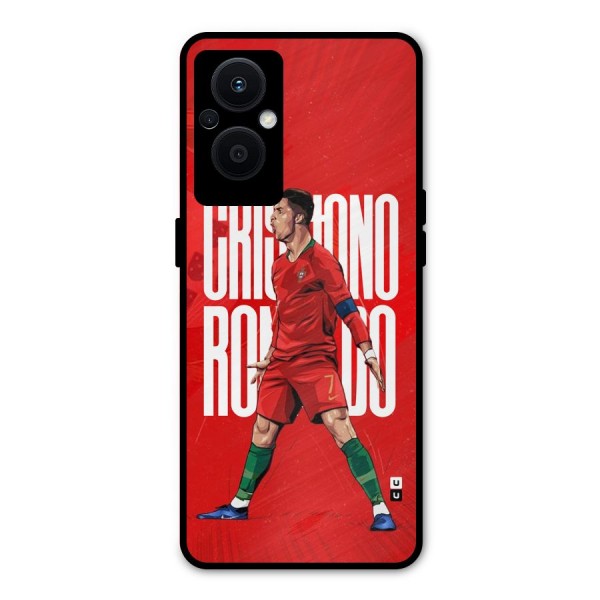 Soccer Star Roar Metal Back Case for Oppo F21s Pro 5G