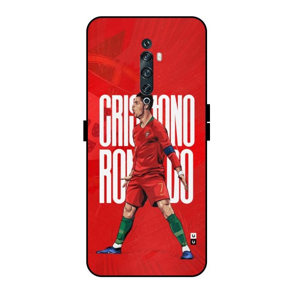 Soccer Star Roar Metal Back Case for Oppo Reno2 F