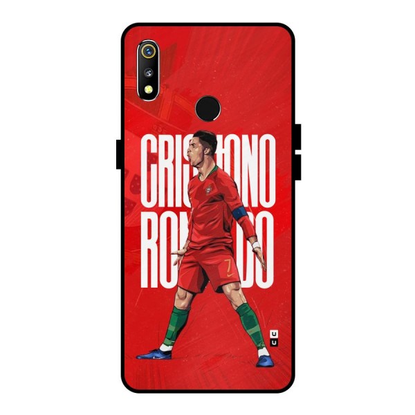 Soccer Star Roar Metal Back Case for Realme 3