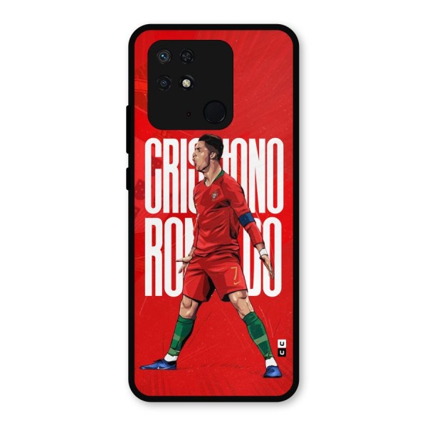 Soccer Star Roar Metal Back Case for Redmi 10 Power