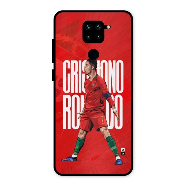 Soccer Star Roar Metal Back Case for Redmi Note 9