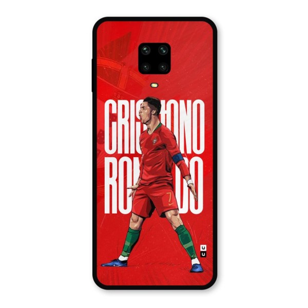 Soccer Star Roar Metal Back Case for Redmi Note 9 Pro Max