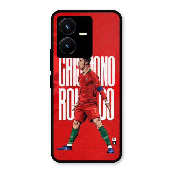 Soccer Star Roar Metal Back Case for Vivo Y22