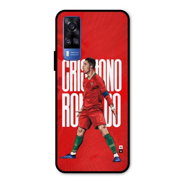 Soccer Star Roar Metal Back Case for Vivo Y51A