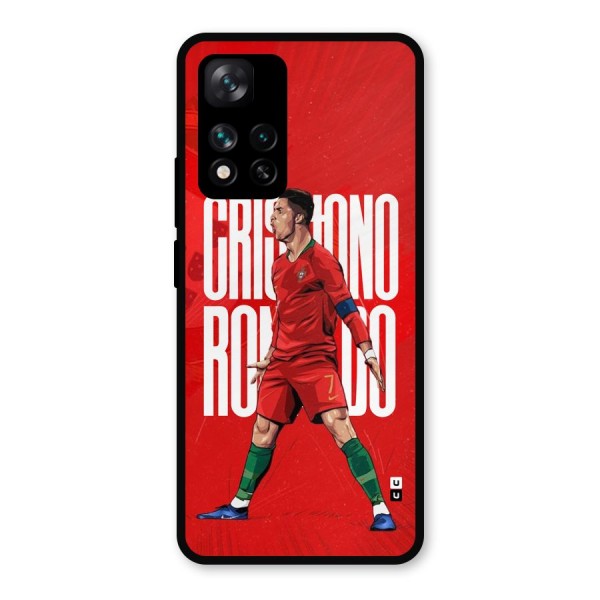 Soccer Star Roar Metal Back Case for Xiaomi 11i Hypercharge 5G