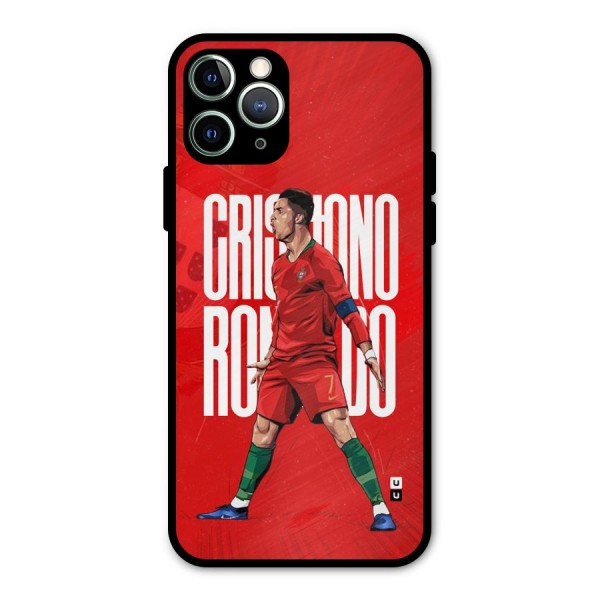 Soccer Star Roar Metal Back Case for iPhone 11 Pro Max