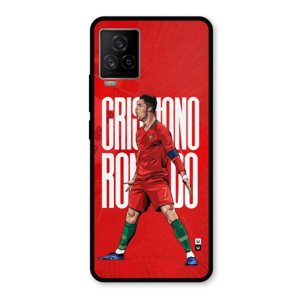 Soccer Star Roar Metal Back Case for iQOO 7 Legend 5G
