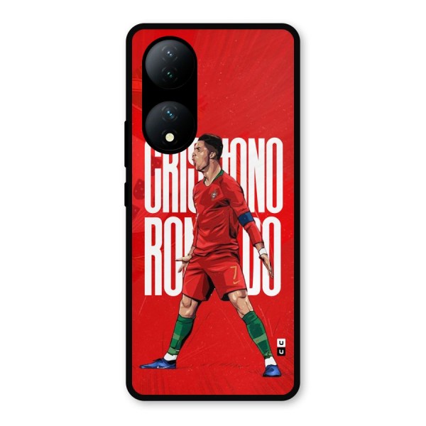 Soccer Star Roar Metal Back Case for iQOO Z7s