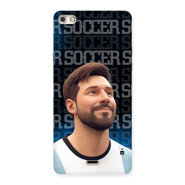 Soccer Star Smiles Back Case for Canvas Silver 5