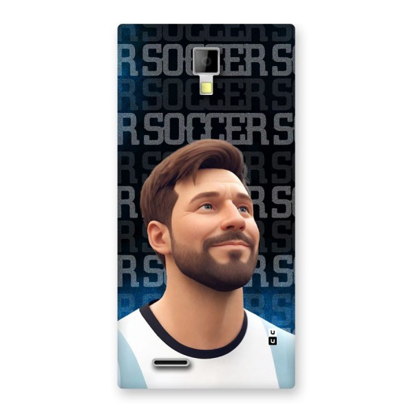 Soccer Star Smiles Back Case for Canvas Xpress A99