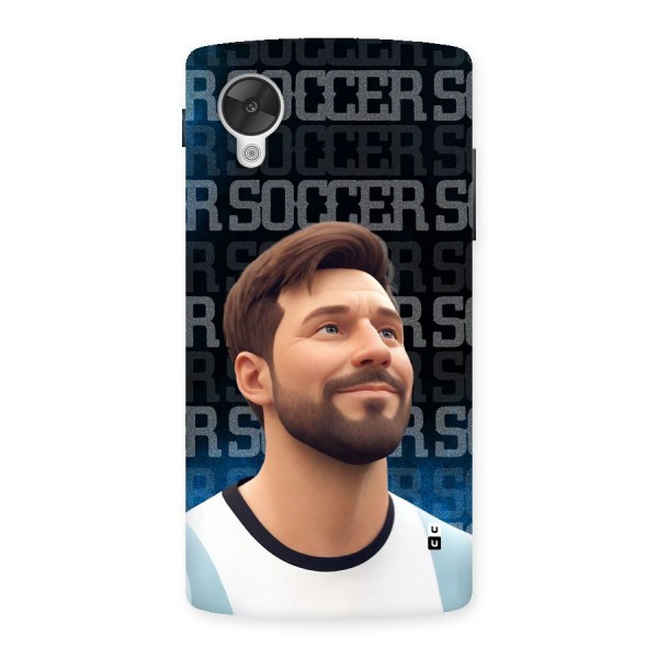 Soccer Star Smiles Back Case for Google Nexus 5