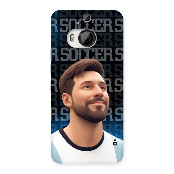 Soccer Star Smiles Back Case for HTC One M9 Plus