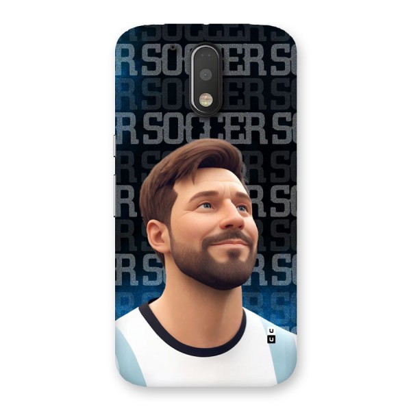 Soccer Star Smiles Back Case for Moto G4 Plus