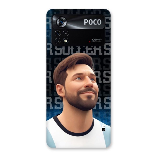 Soccer Star Smiles Back Case for Poco X4 Pro 5G