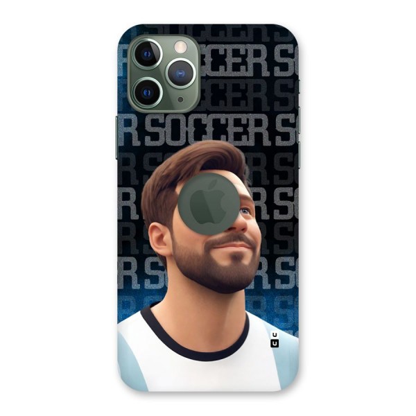 Soccer Star Smiles Back Case for iPhone 11 Pro Logo Cut