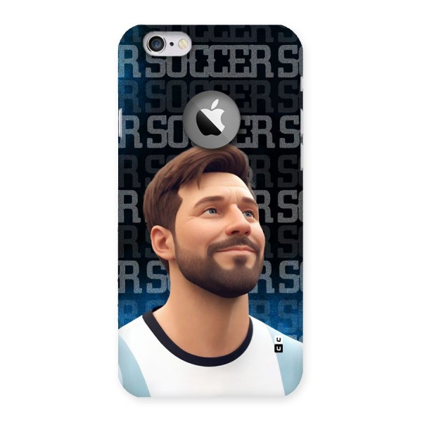 Soccer Star Smiles Back Case for iPhone 6 Logo Cut
