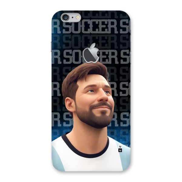Soccer Star Smiles Back Case for iPhone 6 Plus 6S Plus Logo Cut